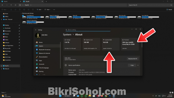 Intel 12th Gen Core i5-12500 Alder Lake Processor
